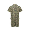 Camouflage Aztec Green Army Print Men's Romper