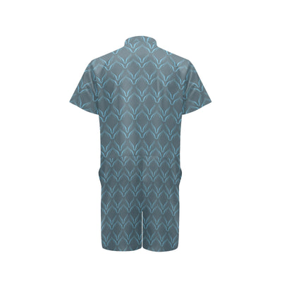 Angel Wings Pattern Print Design 04 Men's Romper