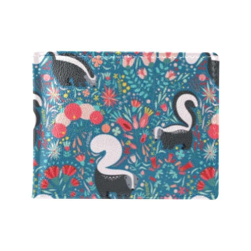 Skunk Print Design LKS302 Men's ID Card Wallet