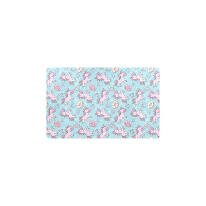 Donut Unicorn Pattern Print Design DN016 Kitchen Mat