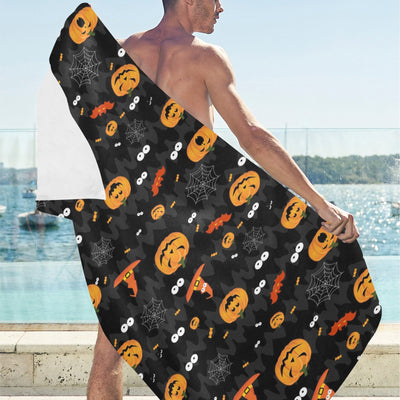 Halloween Print Design LKS405 Beach Towel 32" x 71"