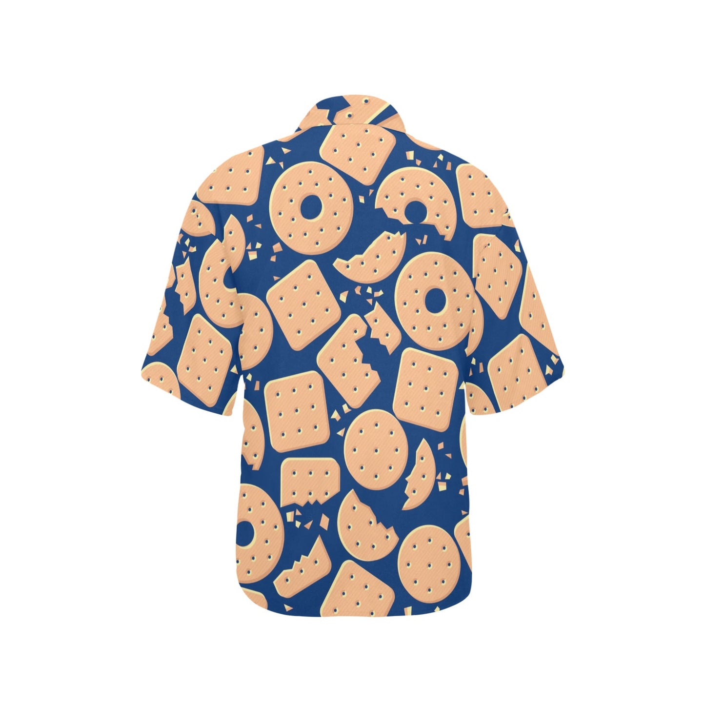 Cracker Pattern Print Design 03 Women's Hawaiian Shirt