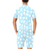 Polar Bear Pattern Print Design PB01 Men's Romper