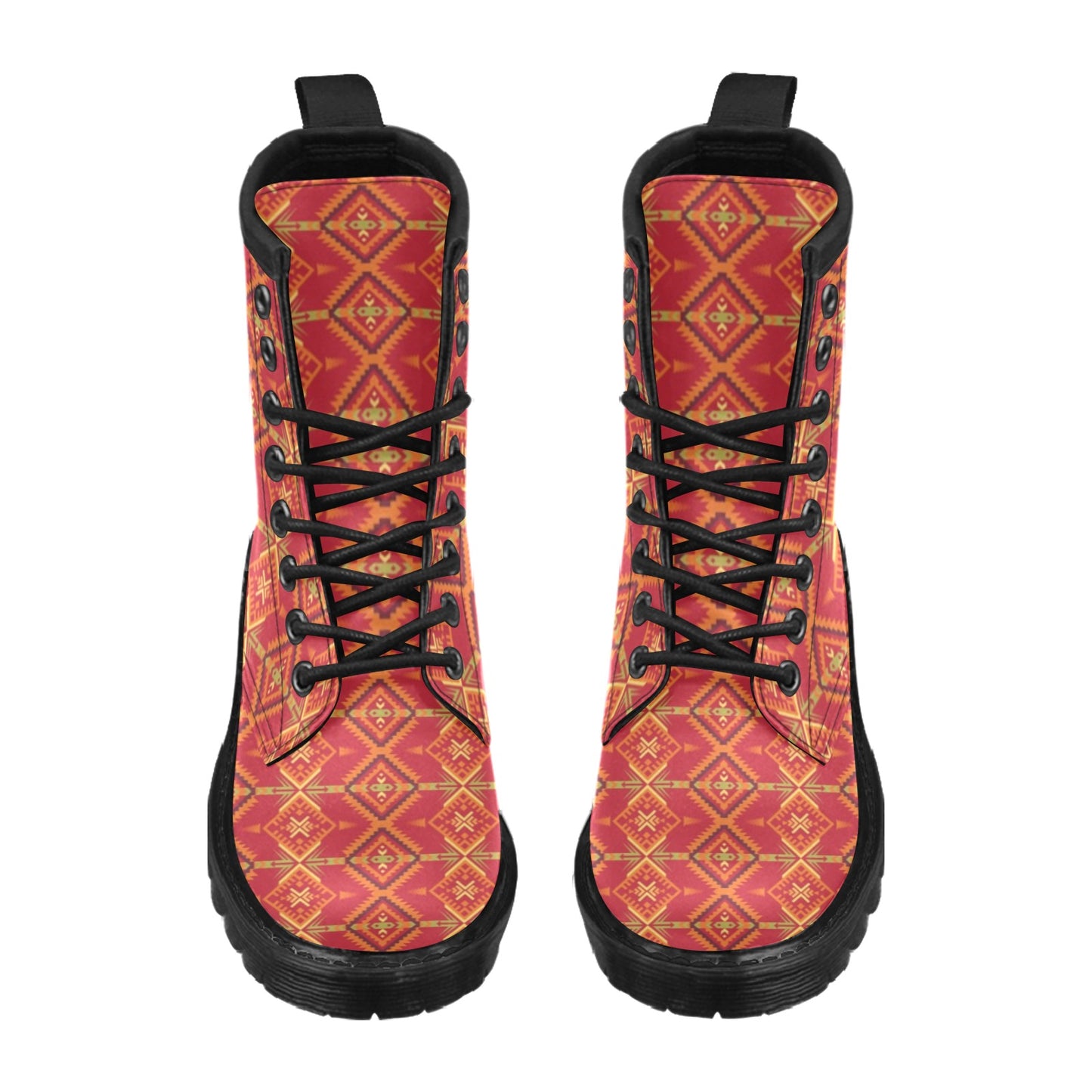 Southwest Pattern Print Design LKS305 Women's Boots