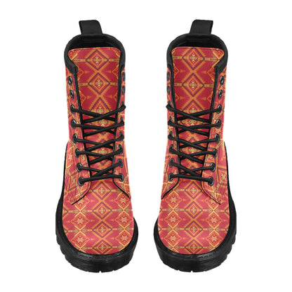 Southwest Pattern Print Design LKS305 Women's Boots