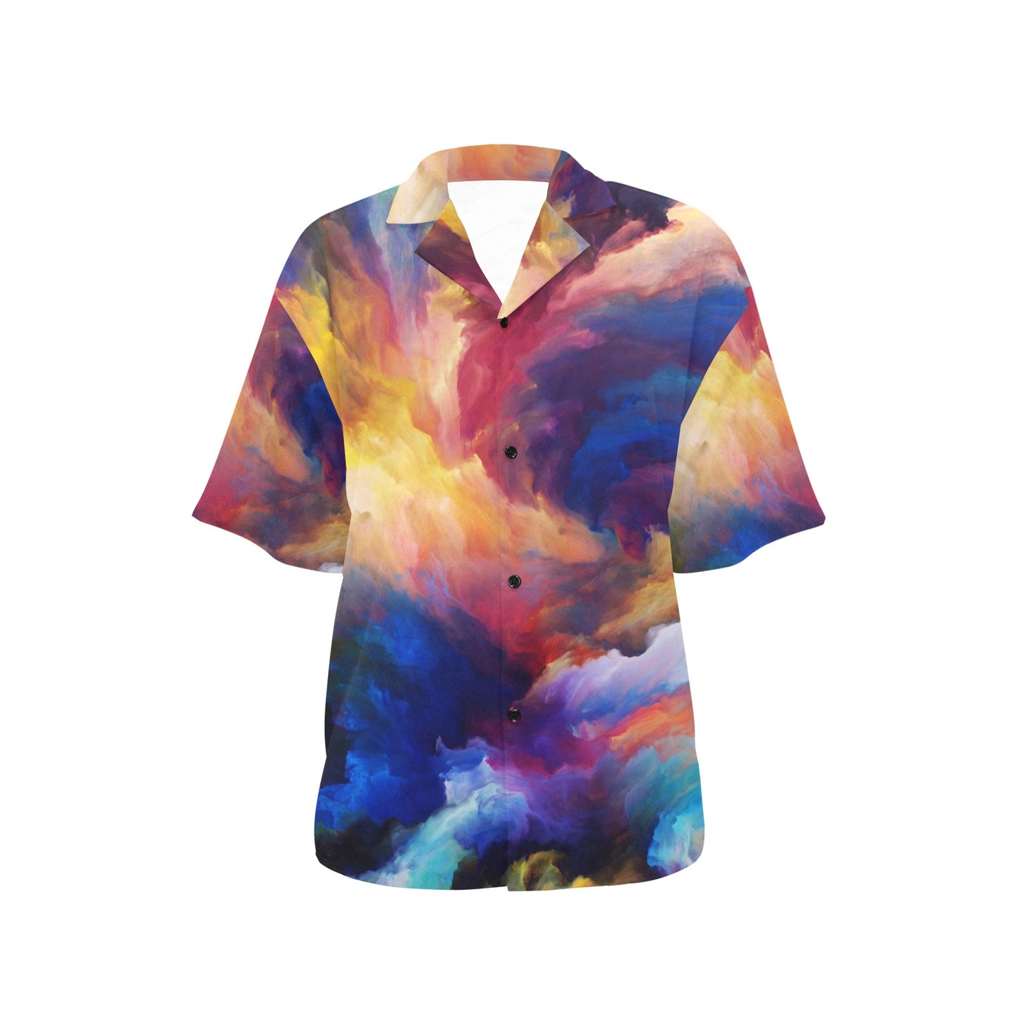 Vortex Twist Swirl Water Color Design Women's Hawaiian Shirt