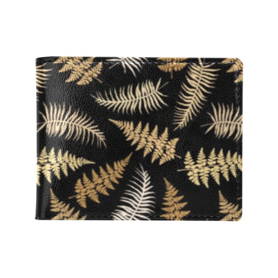 Fern Leave Bright Print Pattern Men's ID Card Wallet