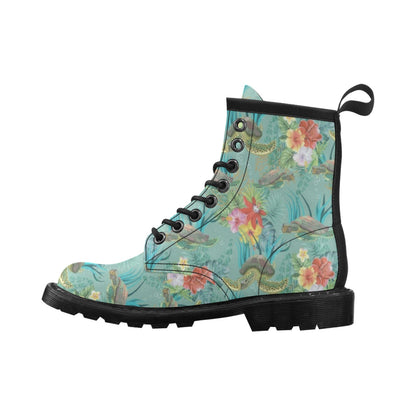 Sea Turtle Pattern Print Design T012 Women's Boots