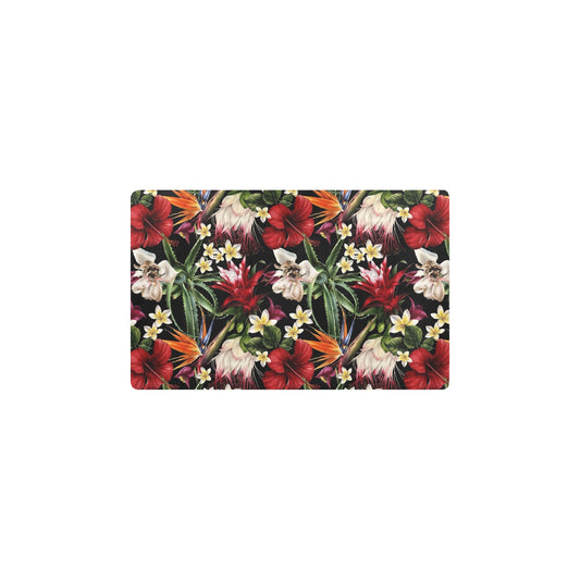 Summer Floral Pattern Print Design SF03 Kitchen Mat