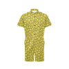 Smiley Face Emoji Print Design LKS302 Men's Romper