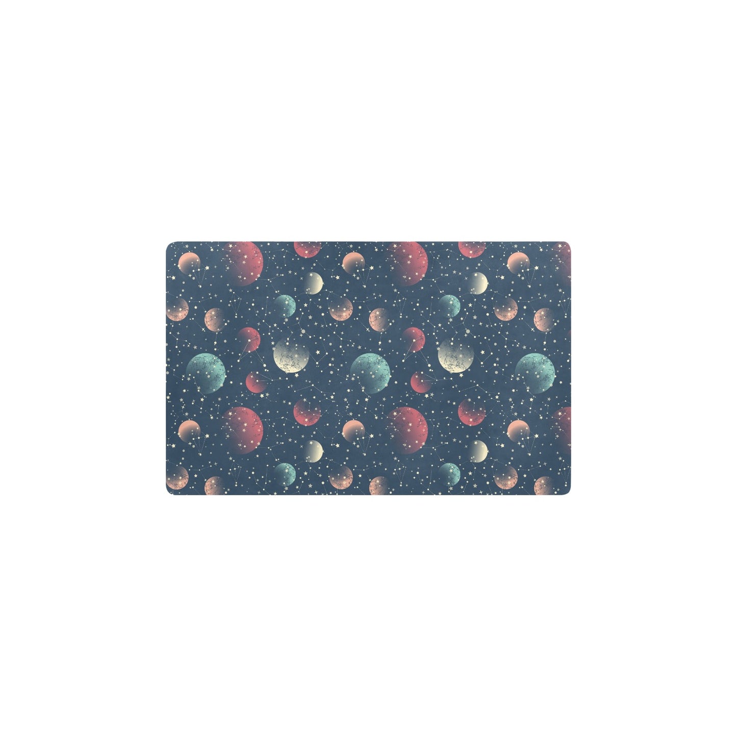 Cosmic Pattern Print Design 04 Kitchen Mat