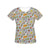 Hippie Print Design LKS306 Women's  T-shirt