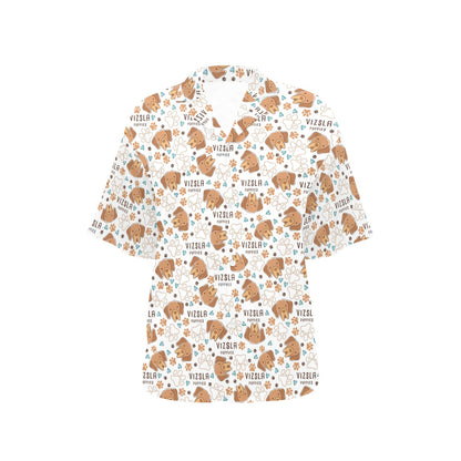 Vizslas Print Design LKS301 Women's Hawaiian Shirt
