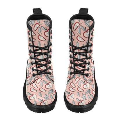 Apple Pattern Print Design AP04 Women's Boots