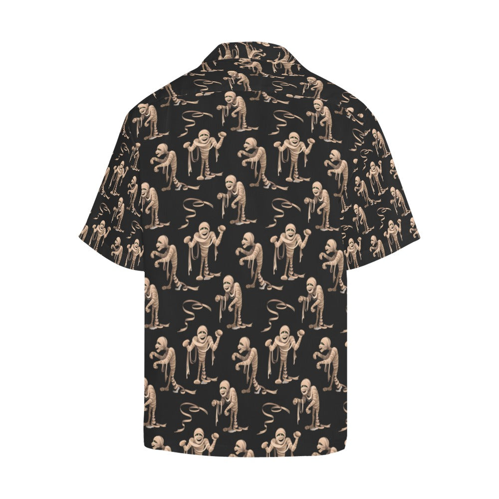 Mummy Print Design LKS302 Men's Hawaiian Shirt