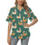 Llama Cactus Pattern Print Design 07 Women's Hawaiian Shirt