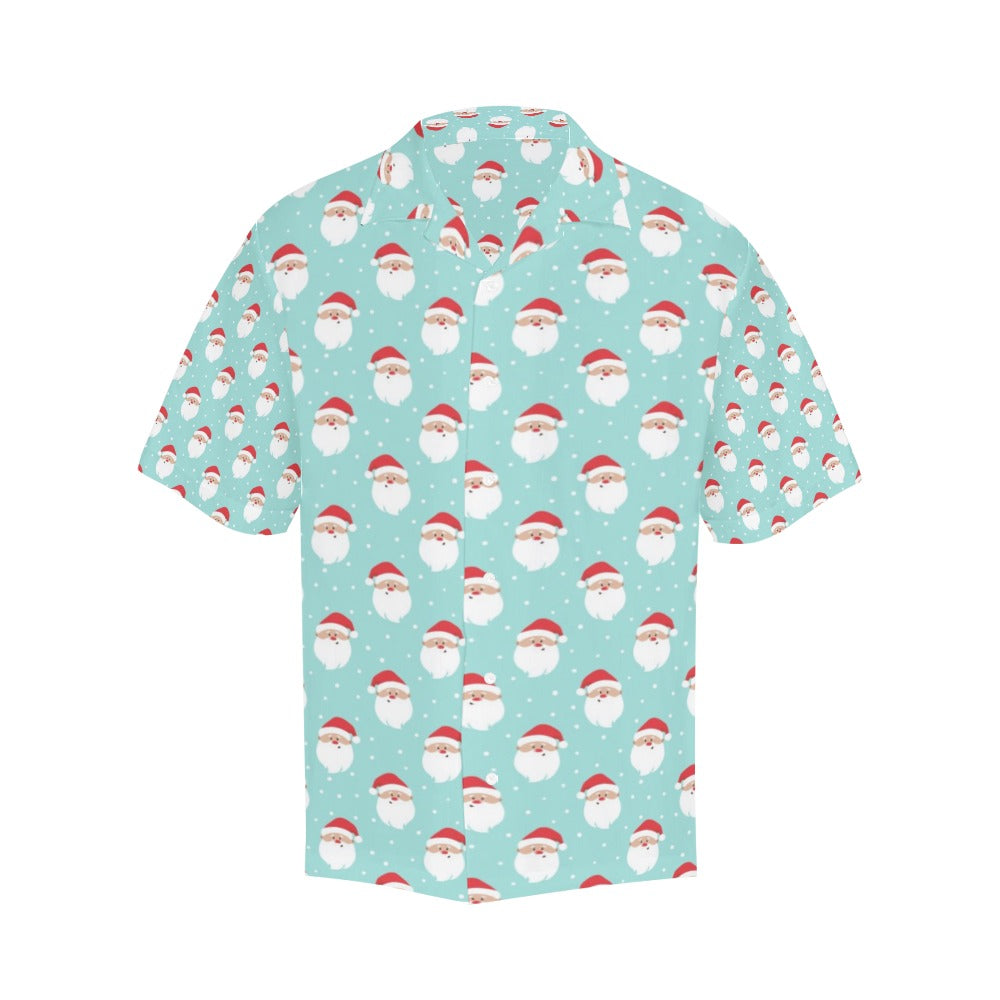 Santa Print Design LKS308 Men's Hawaiian Shirt