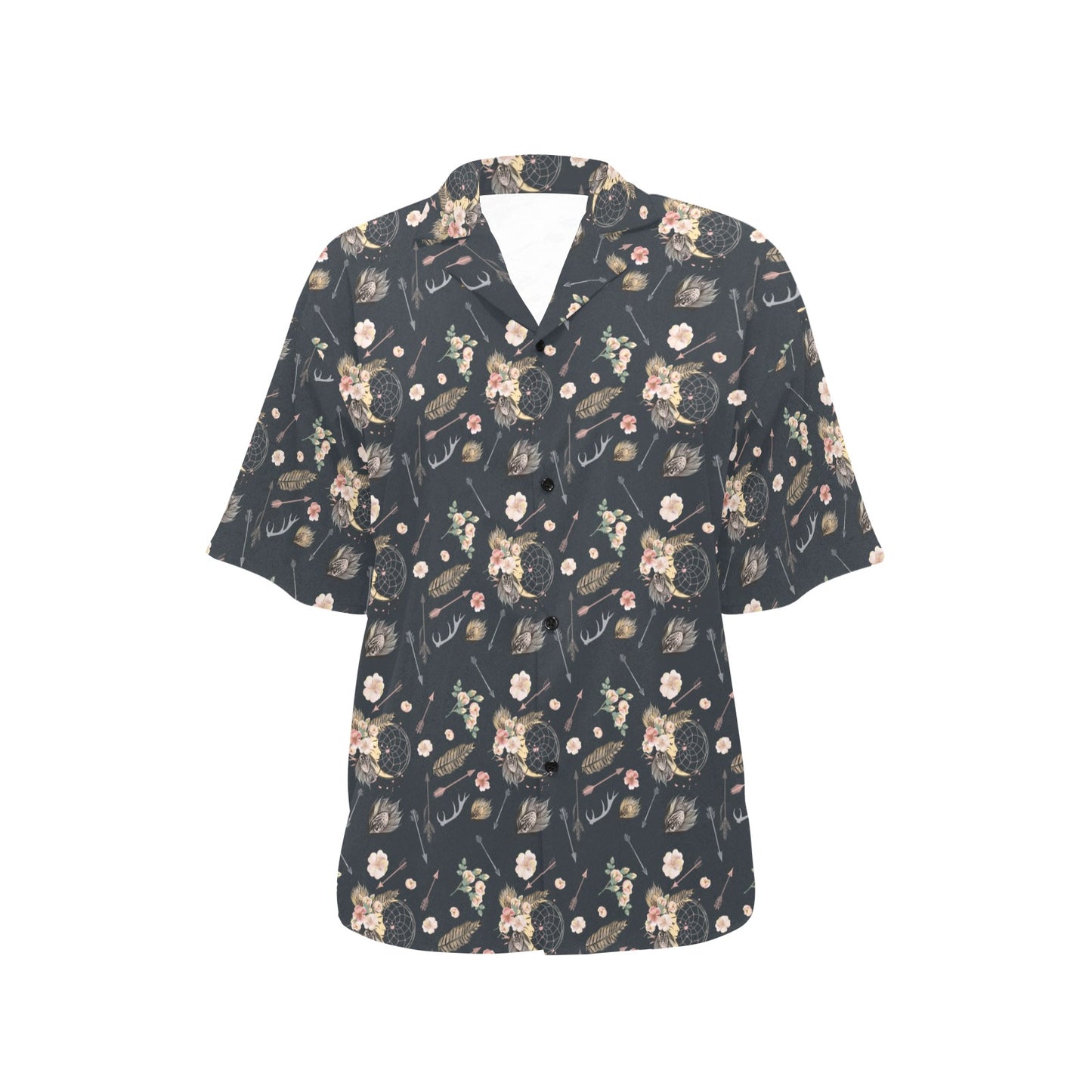 Bohemian Pattern Print Design 09 Women's Hawaiian Shirt