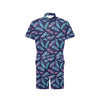 Feather Aztec Design Print Men's Romper