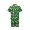 Camper Camping Christmas Themed Print Men's Romper