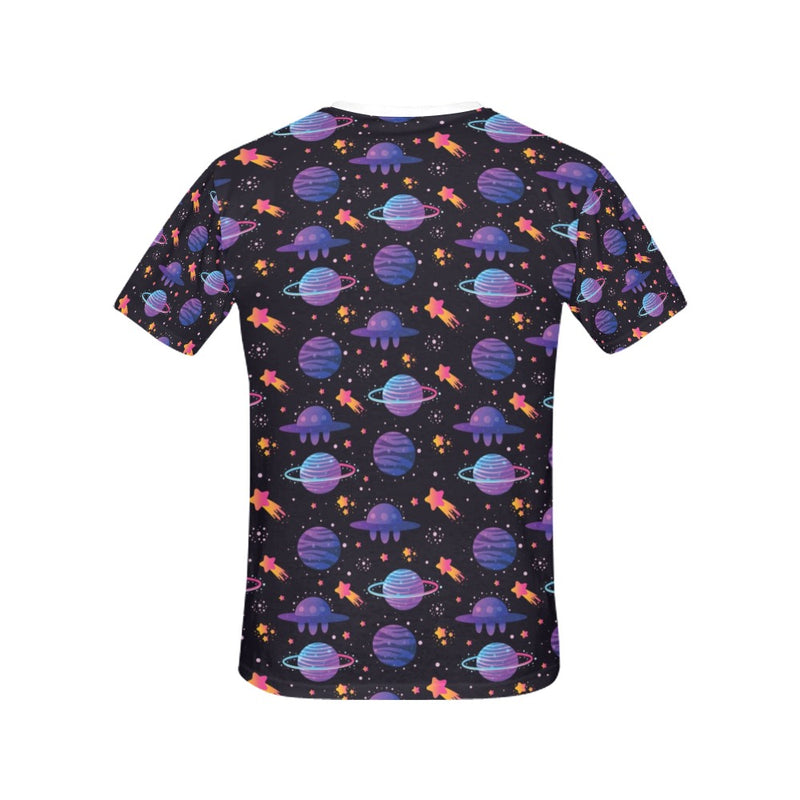 UFO Star Galaxy Print Design LKS308 Women's  T-shirt