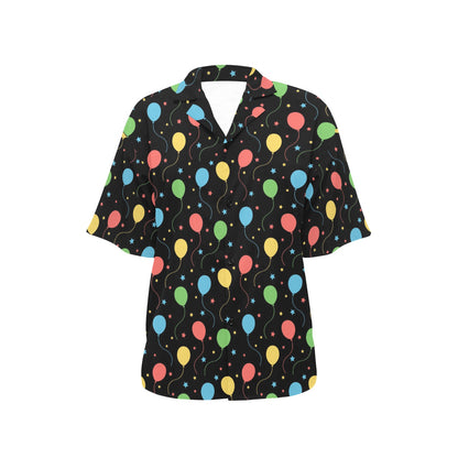 Ballon Colorful Pattern Print Design 04 Women's Hawaiian Shirt