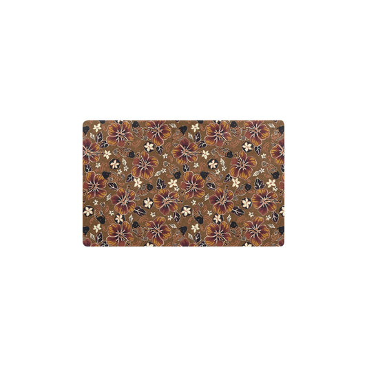Hawaiian Themed Pattern Print Design H01 Kitchen Mat