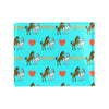 Horse Couple Love Print Design LKS309 Men's ID Card Wallet