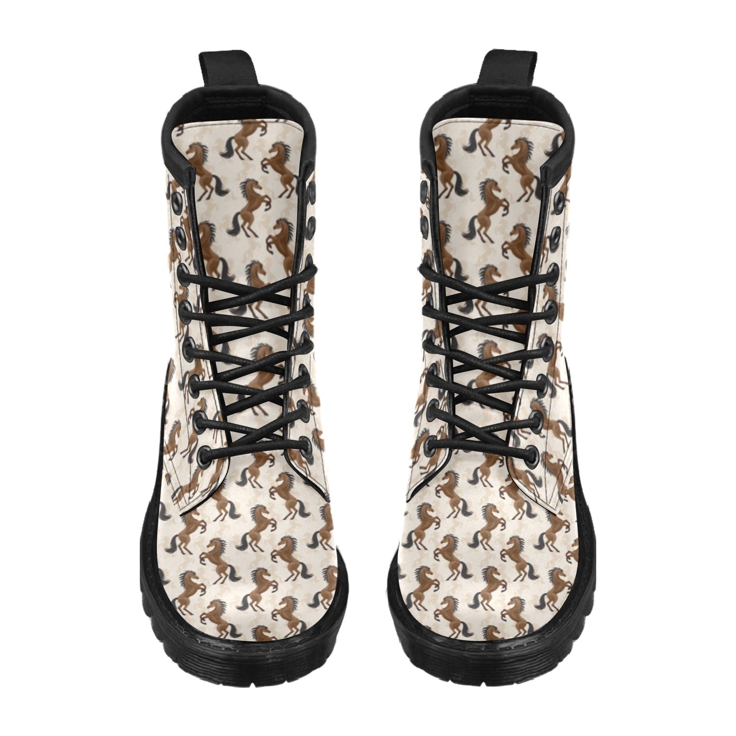 Horse Print Design LKS308 Women's Boots