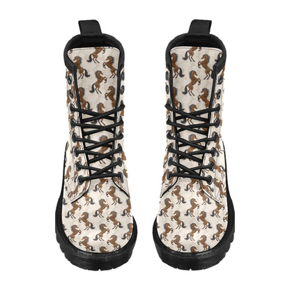 Horse Print Design LKS308 Women's Boots