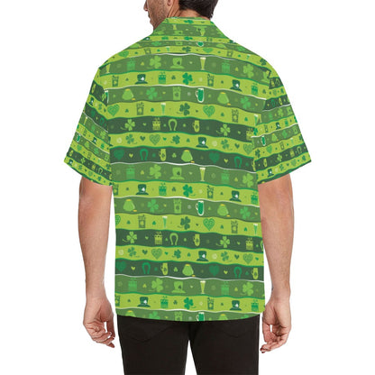 Shamrock Print Design LKS303 Men's Hawaiian Shirt