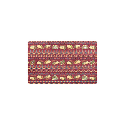 Burrito Taco Print Design LKS302 Kitchen Mat