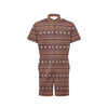 Southwest Ethnic Design Themed Print Men's Romper