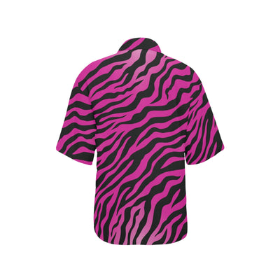 Pink Zebra Women's Hawaiian Shirt