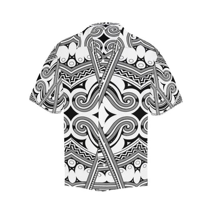 Samoan Pattern Print Design LKS302 Men's Hawaiian Shirt