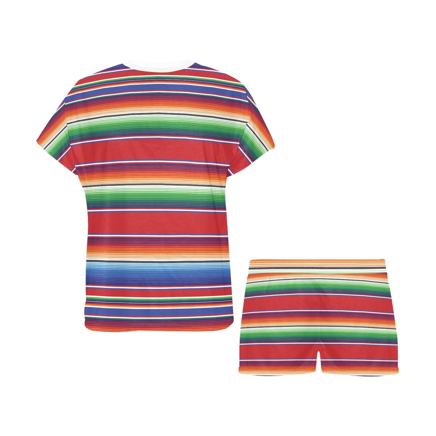 Serape Print Design LKS304 Women's Short Pajama Set