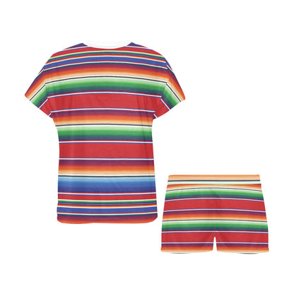 Serape Print Design LKS304 Women's Short Pajama Set