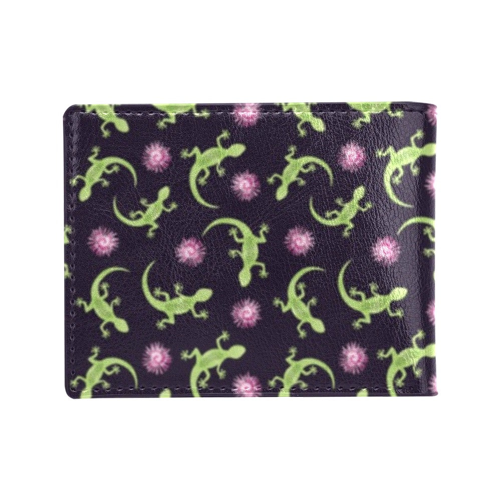 lizard Print Design LKS402 Men's ID Card Wallet