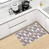 Alpaca Pattern Print Design 03 Kitchen Mat