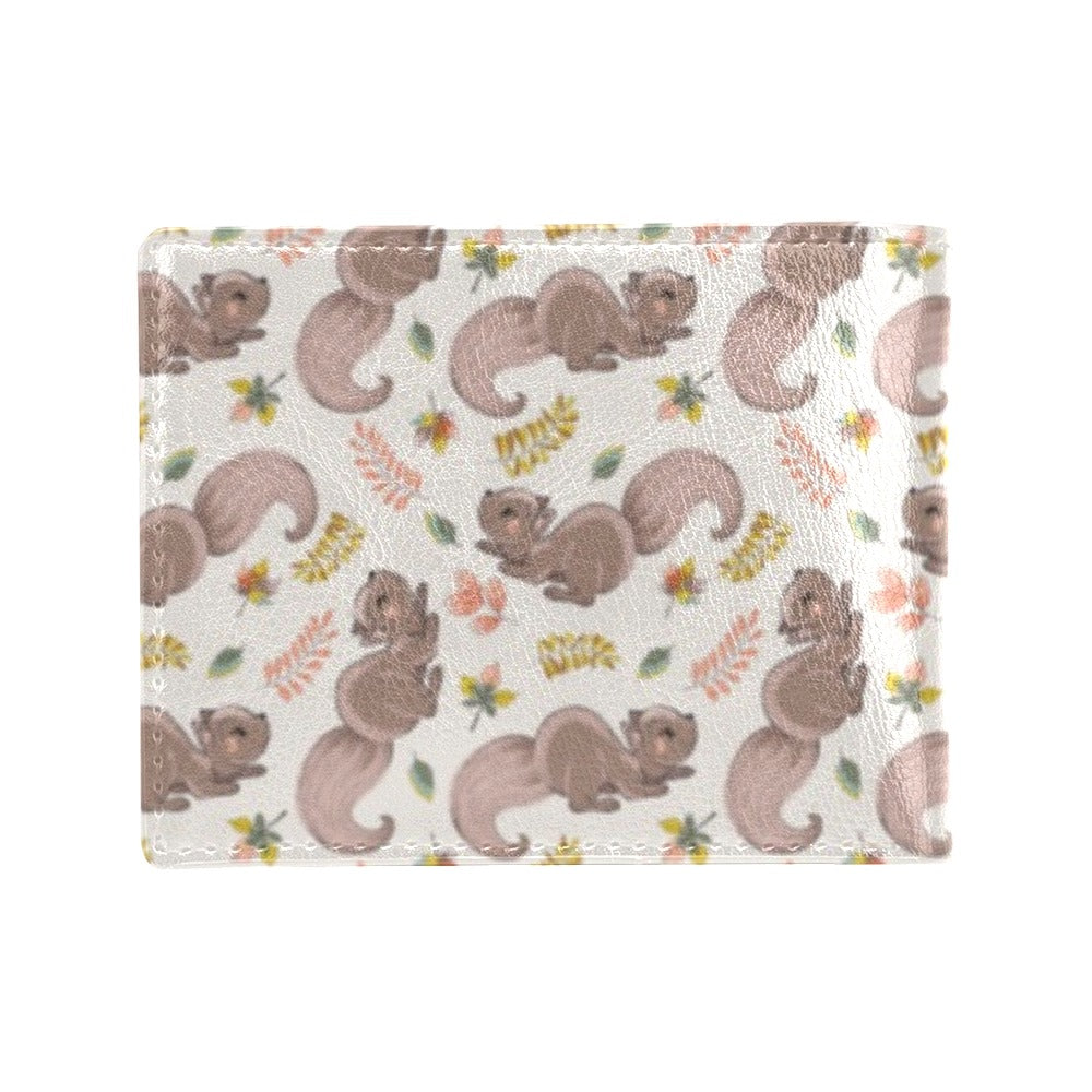 Squirrel Print Design LKS307 Men's ID Card Wallet