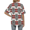 Native Indian Wolf Women's Hawaiian Shirt