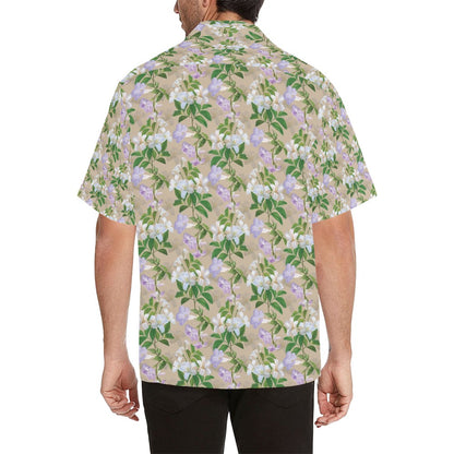 Sampaguita Print Design LKS302 Men's Hawaiian Shirt