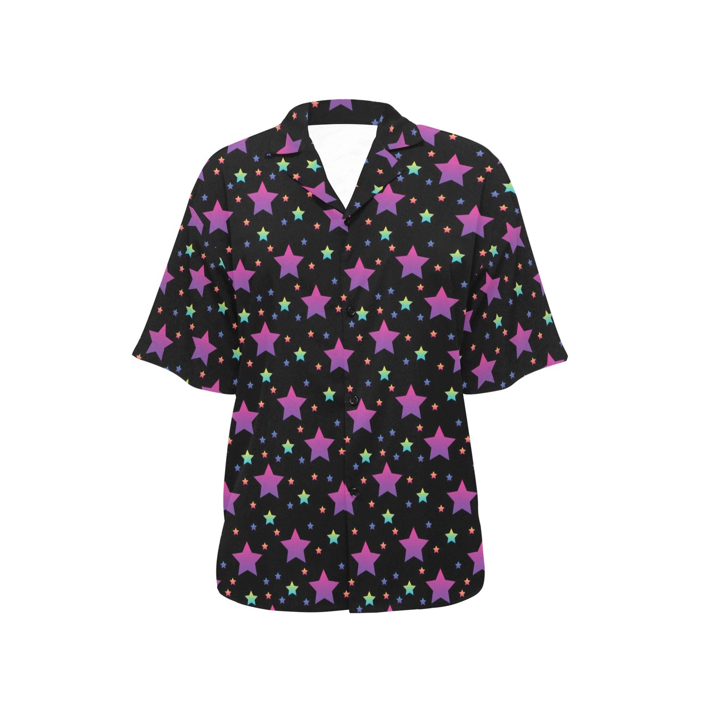 Star Print Design LKS305 Women's Hawaiian Shirt