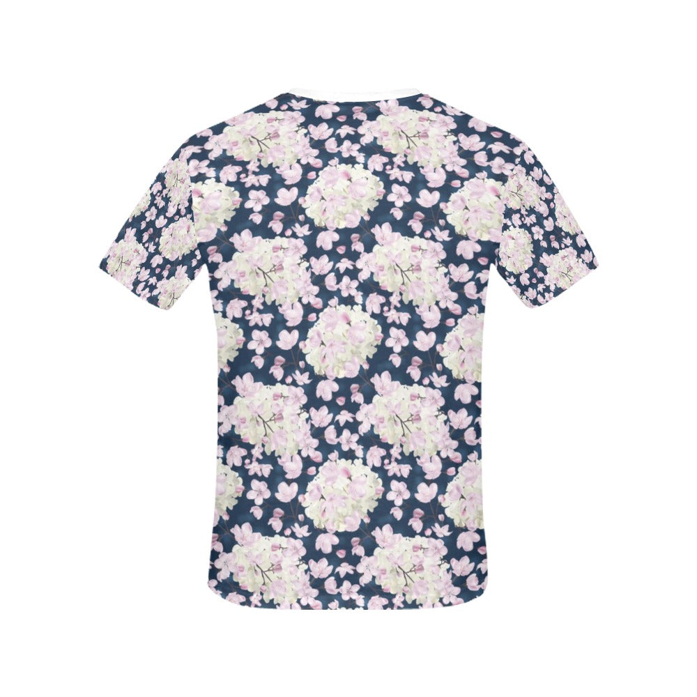 Sakura Print Design LKS305 Women's  T-shirt