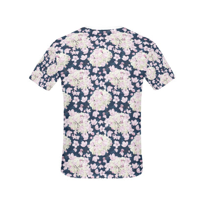 Sakura Print Design LKS305 Women's  T-shirt