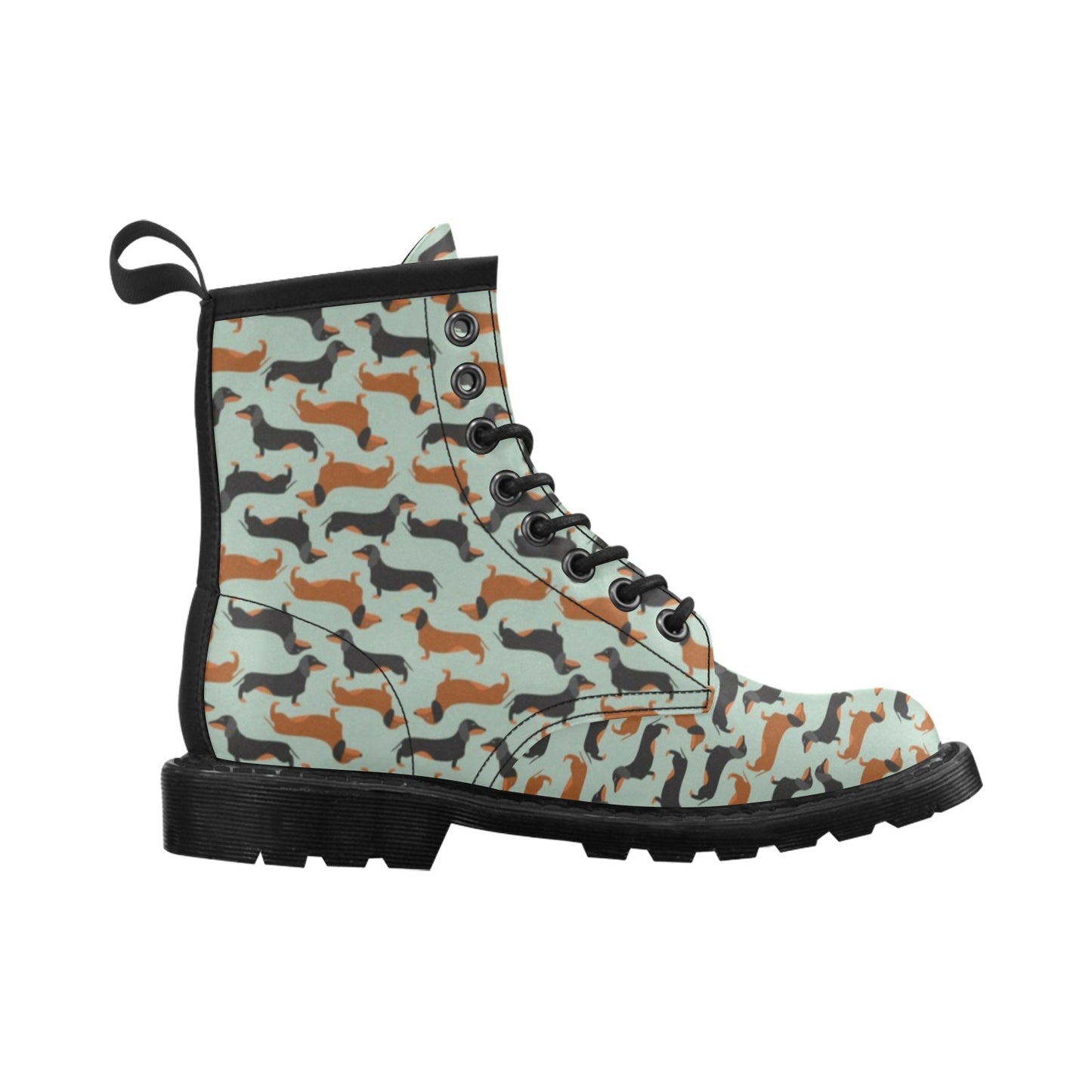 Dachshund Cute Print Pattern Women's Boots