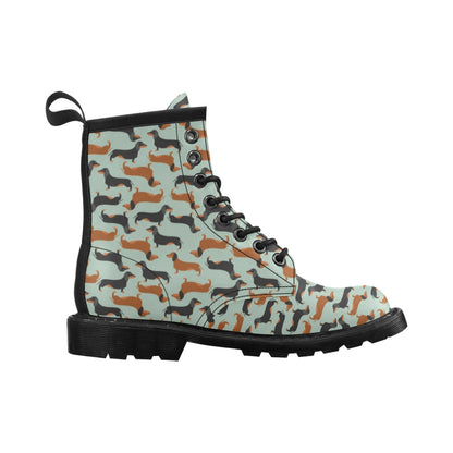 Dachshund Cute Print Pattern Women's Boots