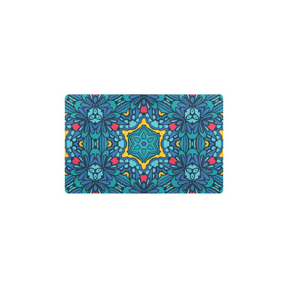 Kaleidoscope Pattern Print Design 04 Kitchen Mat