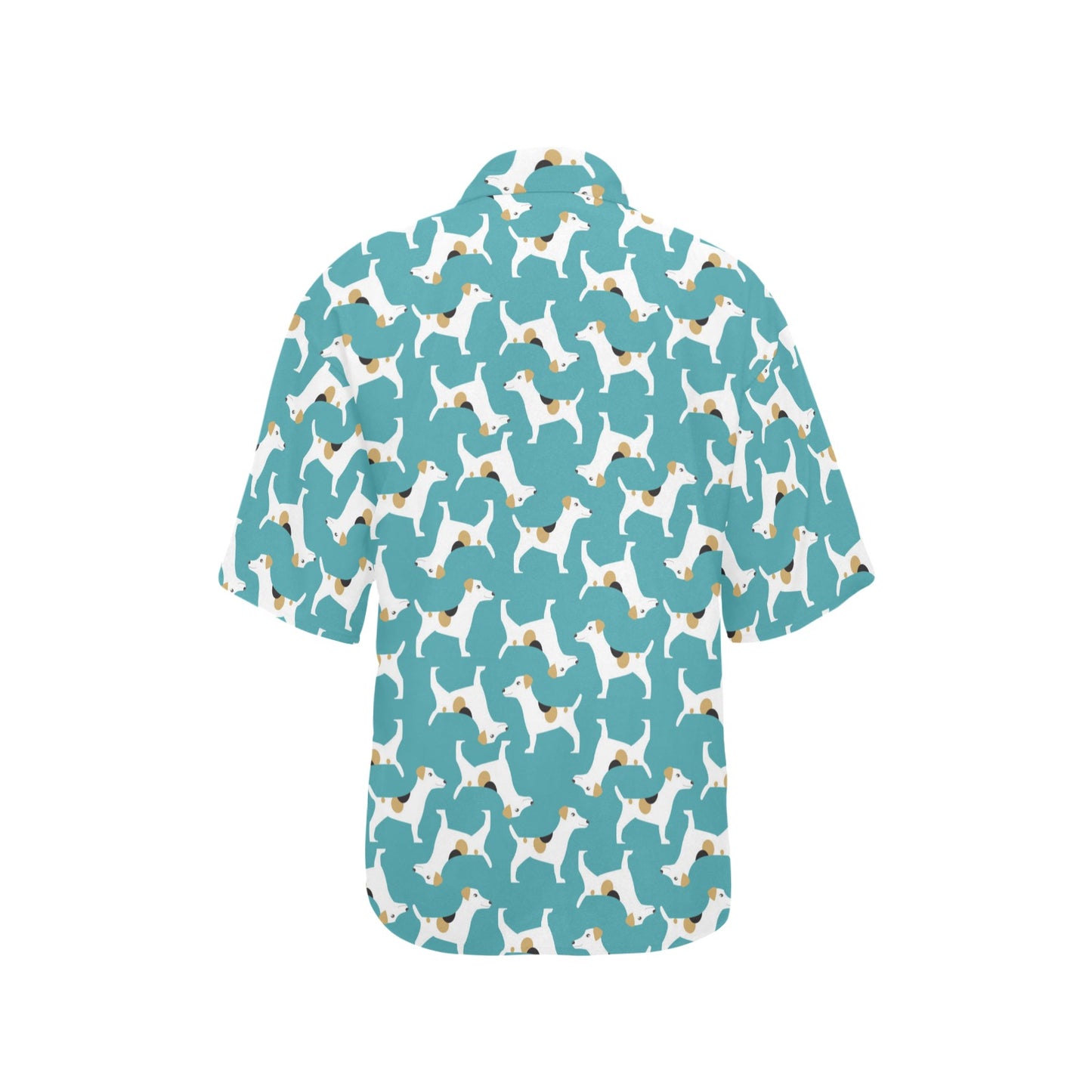 Russell Terriers Print Design LKS301 Women's Hawaiian Shirt