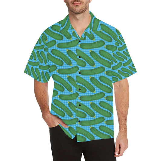 Zucchini Print Design LKS301 Men's Hawaiian Shirt